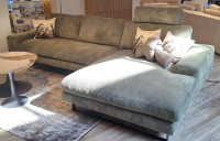 Activineo - Ecksofa Belladonna Stoff 3 Turtle Grün Gestell Schwarz - 2