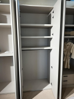 Contur - Kleiderschrank Loretto Materico Madre Perla Beige Türen Materico Nadato Naturale - 4