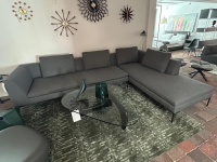 B&B Italia - Ecksofa Charles Stoff Sopra Cat Super Grau mit 4 Kissen - 6