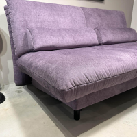 Brühl - Schlafsofa Quint Stoff 2813 82 Violett Füße Metall Schwarz Pulverbeschichtet - 7