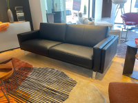 Leolux - Sofa Bellice 679 Leder Senso Schwarz Füße Sobrio Aluminium - 3