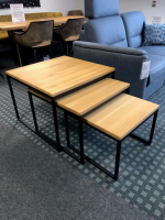 Henke - 3-Satz-Tisch EC-LS Asteiche Massiv - 3