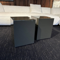 Minotti - 2er-Set Beistelltisch Solid Lack Moos Glänzend - 4