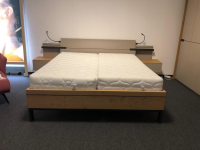 Disselkamp - Schlafzimmer Cordoba Balkeneiche Echtholz Furniert Absetzung Taupe - 5