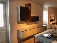 Piure - Wall unit Nex Side solid oak matt lacquer white dune violet - 4