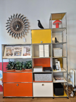 USM Haller - Regal Haller Stahl Reinweiß Weiß Goldgelb Gelb Orange - 3
