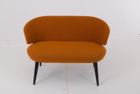Werther - Bank Trick Stoff 111 92 Orange Gestell Holz Schwarz - 7