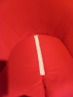 Kappa Salotti - Sessel Coco Stoff 4797 Rot Füße Chrom - 5