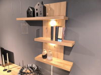 Ideal Möbel - Wohnkombination Holz Inklusive Beleuchtung - 2