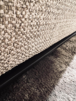 Poliform - Sofa Westside Stoff D Micene 09 Sabbia Beige Basis Nickel Matt Brown Braun Inklusive Kissen - 10