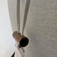 Giorgetti - Sessel Progetti Bergere Bezug Tinto 10611 900 Ottico 6510 mit Hocker Progetti und Kopfstütze - 5
