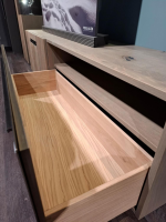 Voglauer - Wohnwand Vgalvino Alteiche Rustico Schwemmgrau Lackiert Massiv - 2