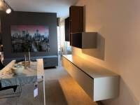 Piure - Wall unit Nex Side solid oak matt lacquer white dune violet - 2
