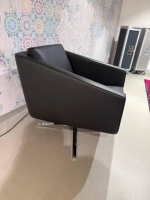 FSM - Sessel Pavo Leder Living 11 Schwarz Gestell Chrom mit Verstellfunktion - 4