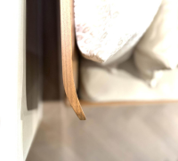 San Giacomo - Bett Aliante 1 0 Nuss Canaletto Füße Schwarz Mit Lattenrost - 6