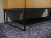 Team 7 - Sekretär Filigno Eiche Naturöl Holzbasis Metallrahmen Gestell Schwarz - 7