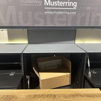 Musterring - Wohnwand Q Media 2.0 Lack Mattglas Grau Stoff Anthrazit 2 Mit Beleuchtung - 3