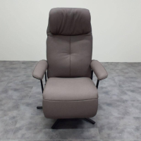 himolla - Relaxsessel Easyswing "Maxi M" 7357 31 V44 Leder 24 Longlife Rustika Clay Braun Gestell Metall Sternfuß Anthrazit - 5