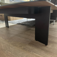 Venjakob - Couchtisch 4799 Nussbaum Colorado Geölt Furniert Füße Metall Schwarz Matt Lackiert - 4