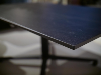 Ronald Schmitt Design - Couchtisch Kolo K 736 Platte Eiche Schwarz Höhenverstellbar Metall Sternfuß Schwarz - 3