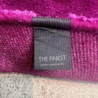 Kymo - Teppich The Finest Mohair Wolle Dark Purple Violett 200x200 - 3