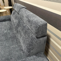 EMP - Sofa 2 CR Hubertus B Stoff 06 209 30 Belfast Ocean Blau Fuß Kufe 59 Schwarz Inklusive Kopfstütze - 3