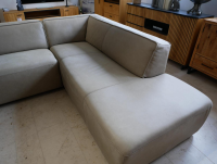 Natura - Ecksofa Natura Denver Leder Rancho Stone Grau - 5