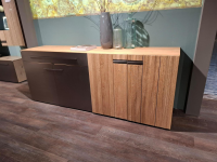 Voglauer - Sideboard Vgalvino Wildeiche Rustico Schwarz Metallakzent - 5