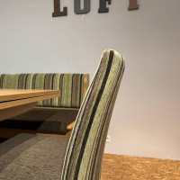 Schösswender - Essgruppe LS23 Manzan Stoff Cora 8094 801 Uni Und 8095 27 Gestreift Grün Braun Und Eiche Natur Lackiert - 9