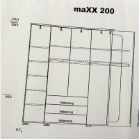 Loddenkemper - Kleiderschrank Maxx 200 Lack Weiß Matt Griffe Edelstahloptik Mit LED-Einbauspots - 12