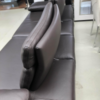 Cierre - Sofa Jack Leder Schwarz mit Kissen und Funktion - 4