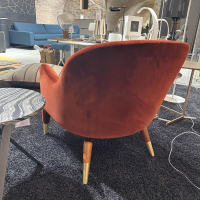 Molteni & C - Sessel D 151 4 Gio Ponti Stoff Web W 6278 Granato Rot Gestell Amerikanisch Nussbaum - 4