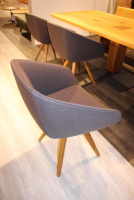 Wimmer - Essgruppe Zweigl Z30 Rustikale Asteiche Esstisch Bank 3 Stühle - 5