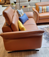 Rom - Garnitur Adora Leder Montana Cognac 2 Sofas - 5