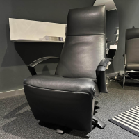 Jori - Relaxsessel Brainbuilder Multi Move Leder Celia Nero Schwarz Fuß Ellipse Schwarz - 6