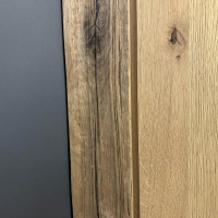 Thielemeyer - Schlafzimmer VZ 1 MR Joline Wildeiche Massiv Gebürstet Altholz Eiche Lackiert Und Lack Graphit Inklusive Beleuchtung - 6