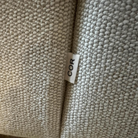 COR - Ecksofa Conseta Stoff 9124 Eisengrau Schmalfuß Verchromt - 5