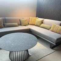 Solpuri - Sofa Boom Outdoor Stoff Premium Bombay Anthracite Anthrazit Gestell Aluminium Anthrazit - 9
