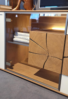 Hartmann - Wohnwand Caya Glas Weiß Kerneiche Umato - 7