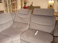 himolla - Ecksofa Planopoly 1468 Stoff 14 Aqua Clean 04 Stein Grau Füße Metall Anthrazit Pulverbeschichtet Mit Elektrischer Funktion - 9