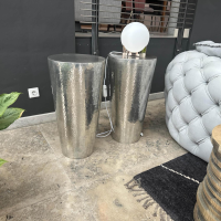 Baxter - 2er Set Beistelltisch Cairo Messing Verzinnt Handgehämmert - 5