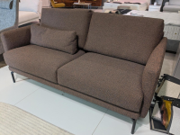 WK Wohnen - Garnitur Göteborg WK 593 Stoff 41 82 Ocker Braun Gestell Schwarz - 4