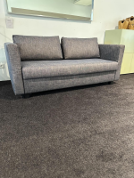 Signet - Schlafsofa Kyoto In Blau mit Klappbaren Seitenteilen - 2