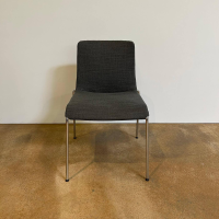 Walter Knoll - 6er Set Stuhl Liz 1300 Stoff Bora Slate Grau Gestell Hochglanz Verchromt Stapelbar Mit Kunststoffgleitern - 9