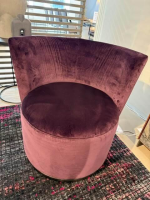 Bielefelder Werkstätten - Drehsessel Polo Club Stoff A Violett Rosa - 3