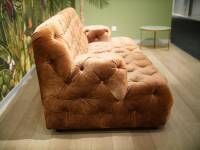 Bretz - Polstergarnitur Sofa Cocoa Island Stoff 65 BOH54 Boheme Rosewood Braun Anbauteil klein mit Armlehne - 3