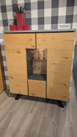 Habufa - Highboard Calvi Eiche Dickfurnier Natur Absatz Beton - 4