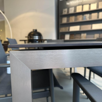 Zumsteg - Essgruppe Portofino Und Gloster 180 Platte Dekton Black Beauty Schwarz Gestell Aluminium Stuhl Textil Schwarz - 6