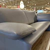 Jori - Sofa 3-Sitzer Linea JR-8700 Leder Lipano Dolphin Grau Braun - 3