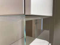 Hülsta - Vitrine Neo Korpus Front Lack-Reinweiß Glas mit Beleuchtung - 9